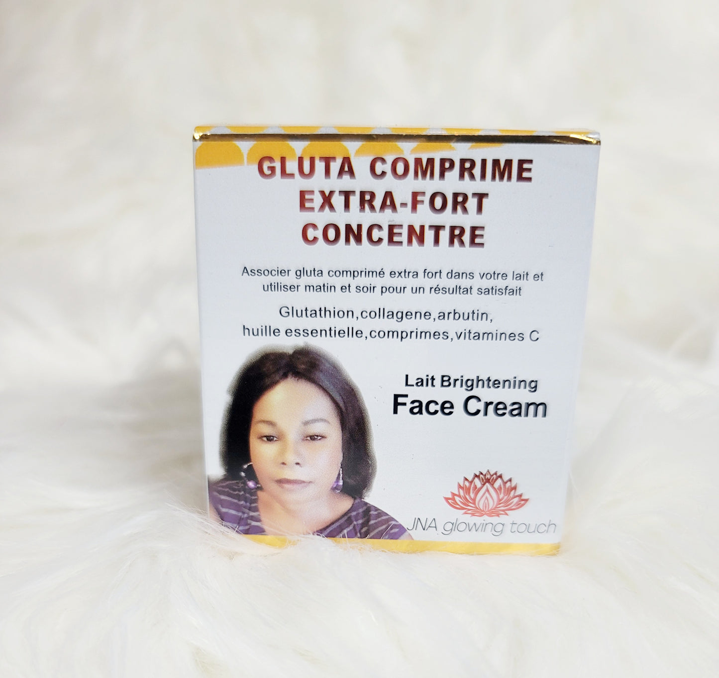 JNA glowing touch Gluta comprime Extra-fort concentré Face Cream.