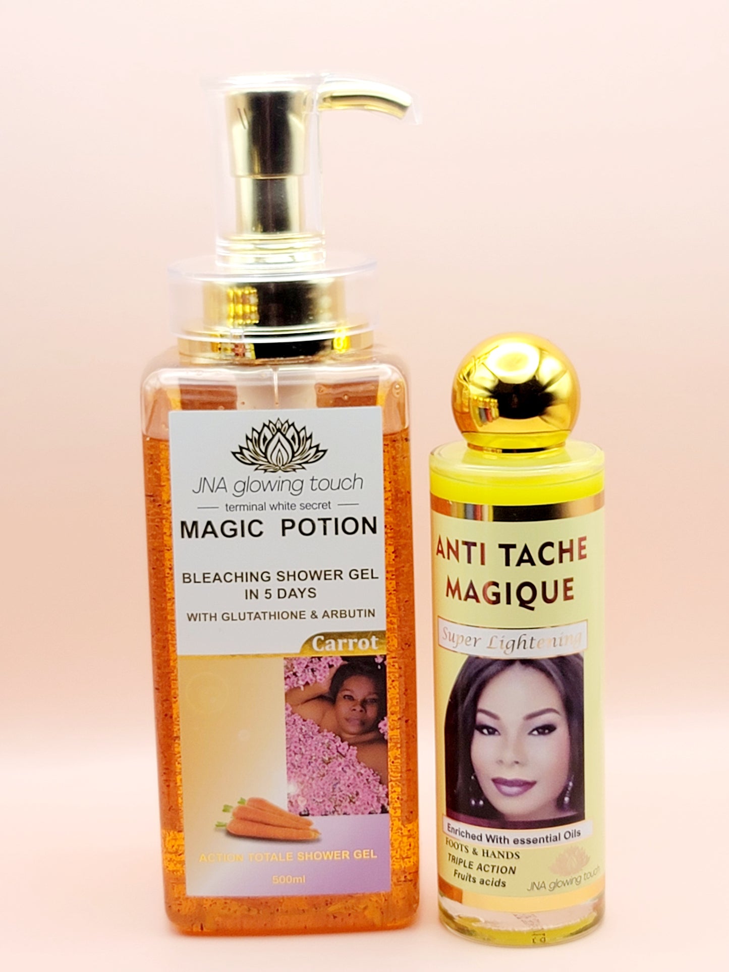 JNA glowing touch magic potion soap and anti-tâche magique