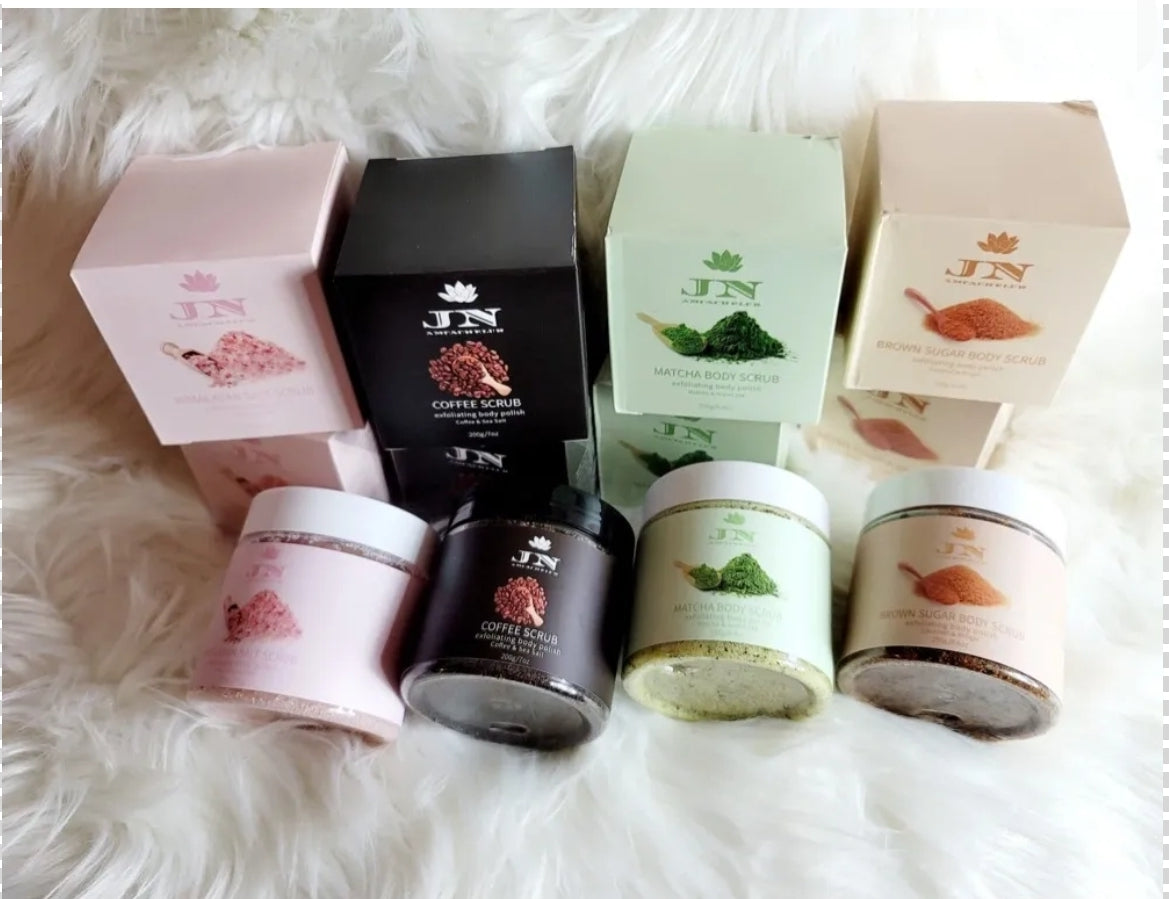 JNA natural body scrub salt sets.