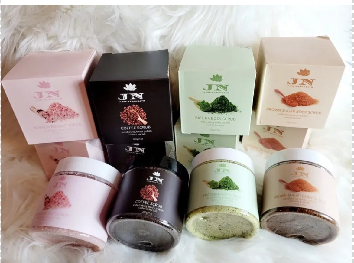 JNA natural body scrub salt sets.