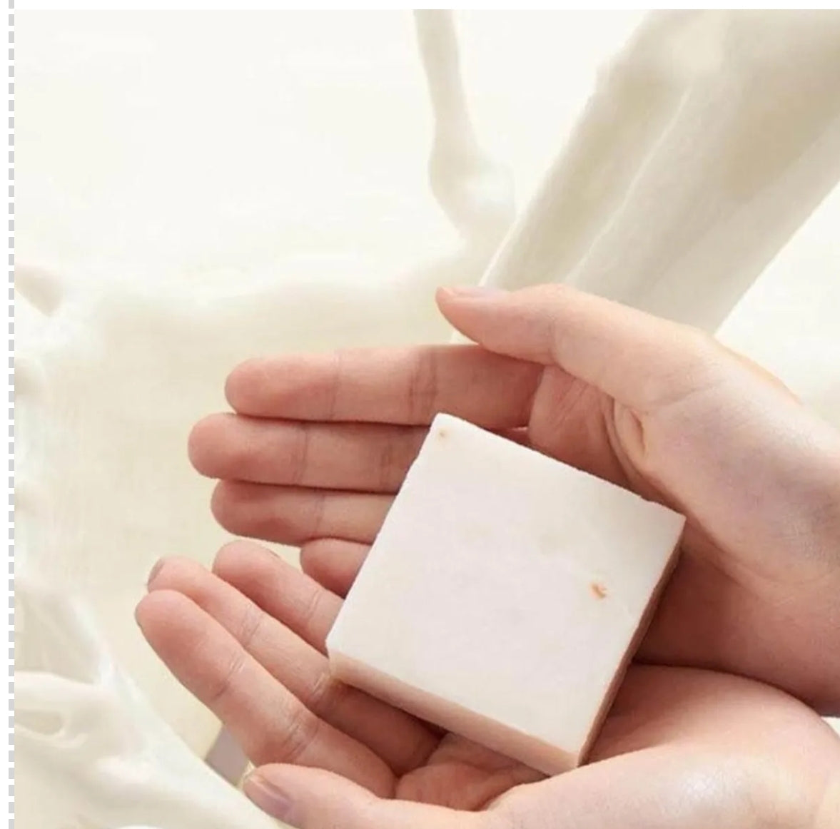 JNA glowing touch rice milk soap. Jasmine rice soap handmade , Soap control oil whitening moisturizing.