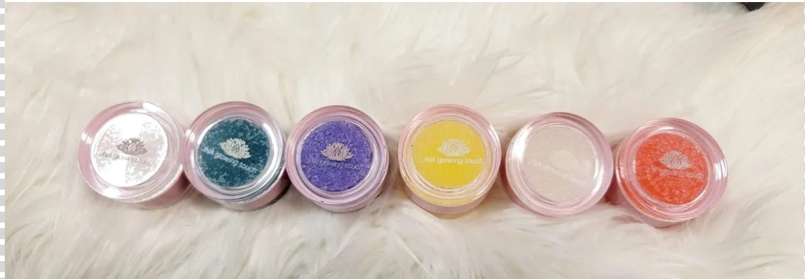 JNA glowing touch lip scrub and mask product