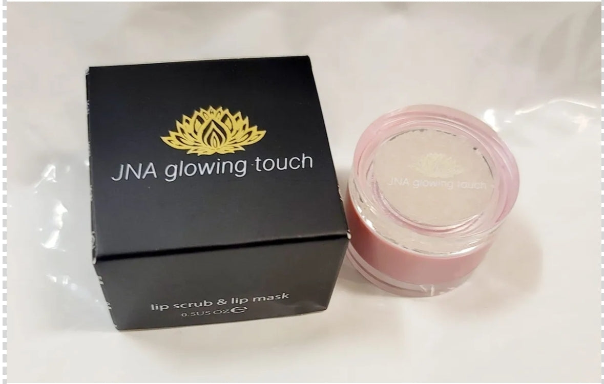 JNA glowing touch lip scrub and mask product