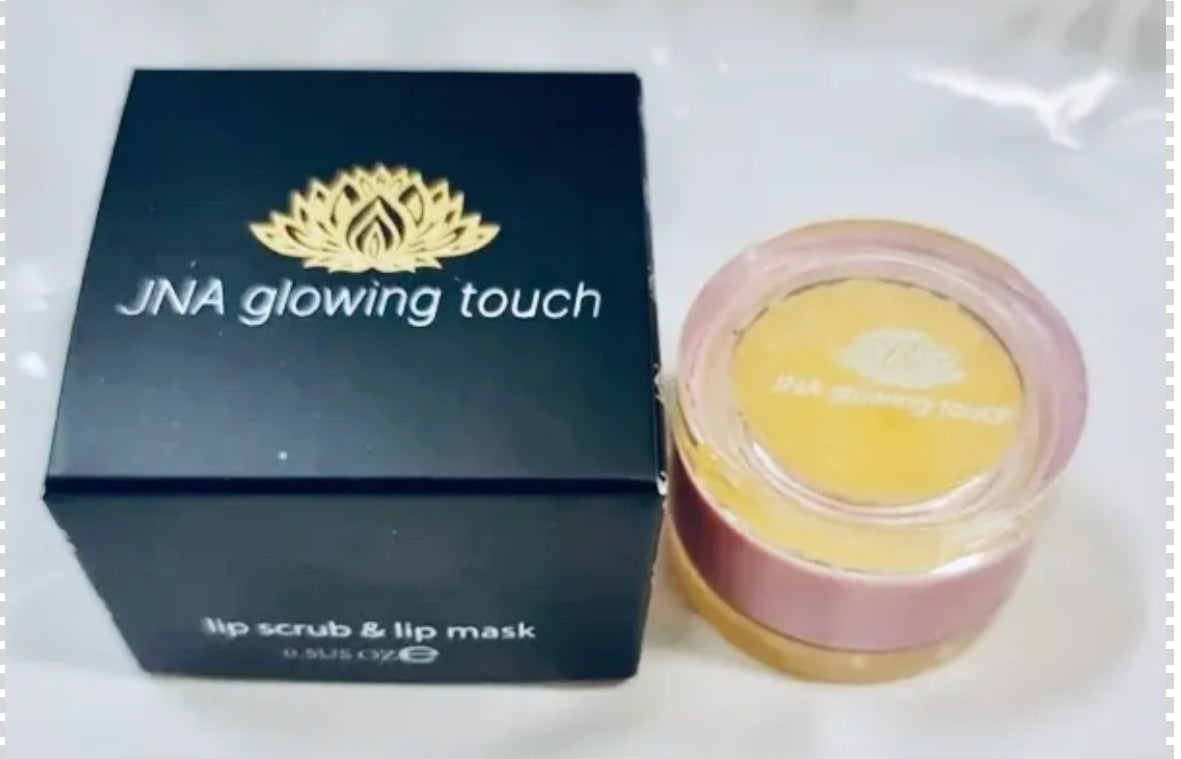 JNA glowing touch lip scrub and mask product