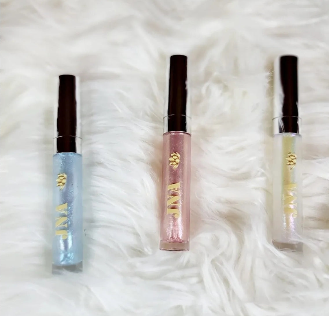 JNA holographic lip gloss.