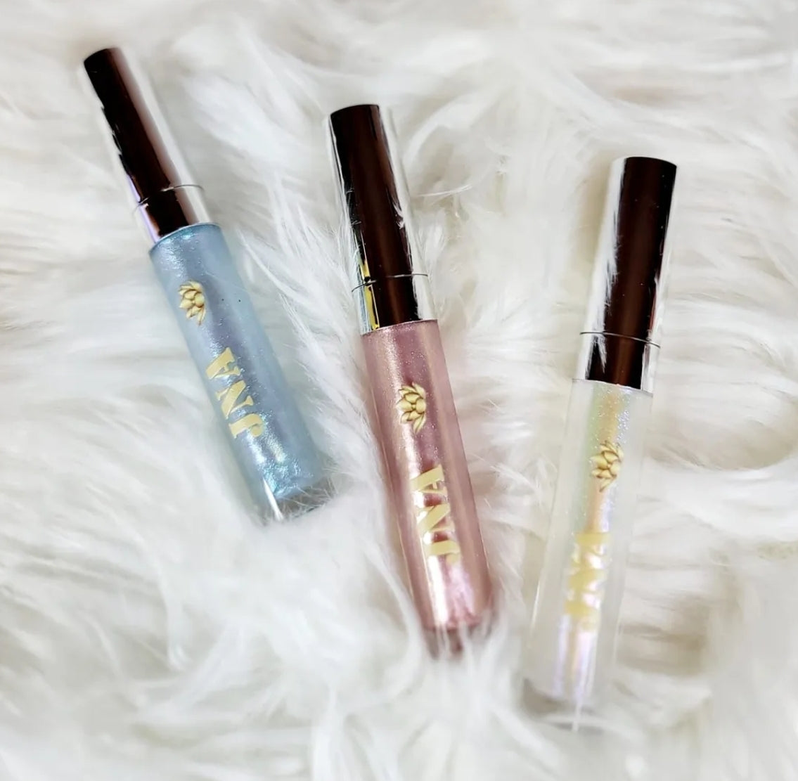 JNA holographic lip gloss.