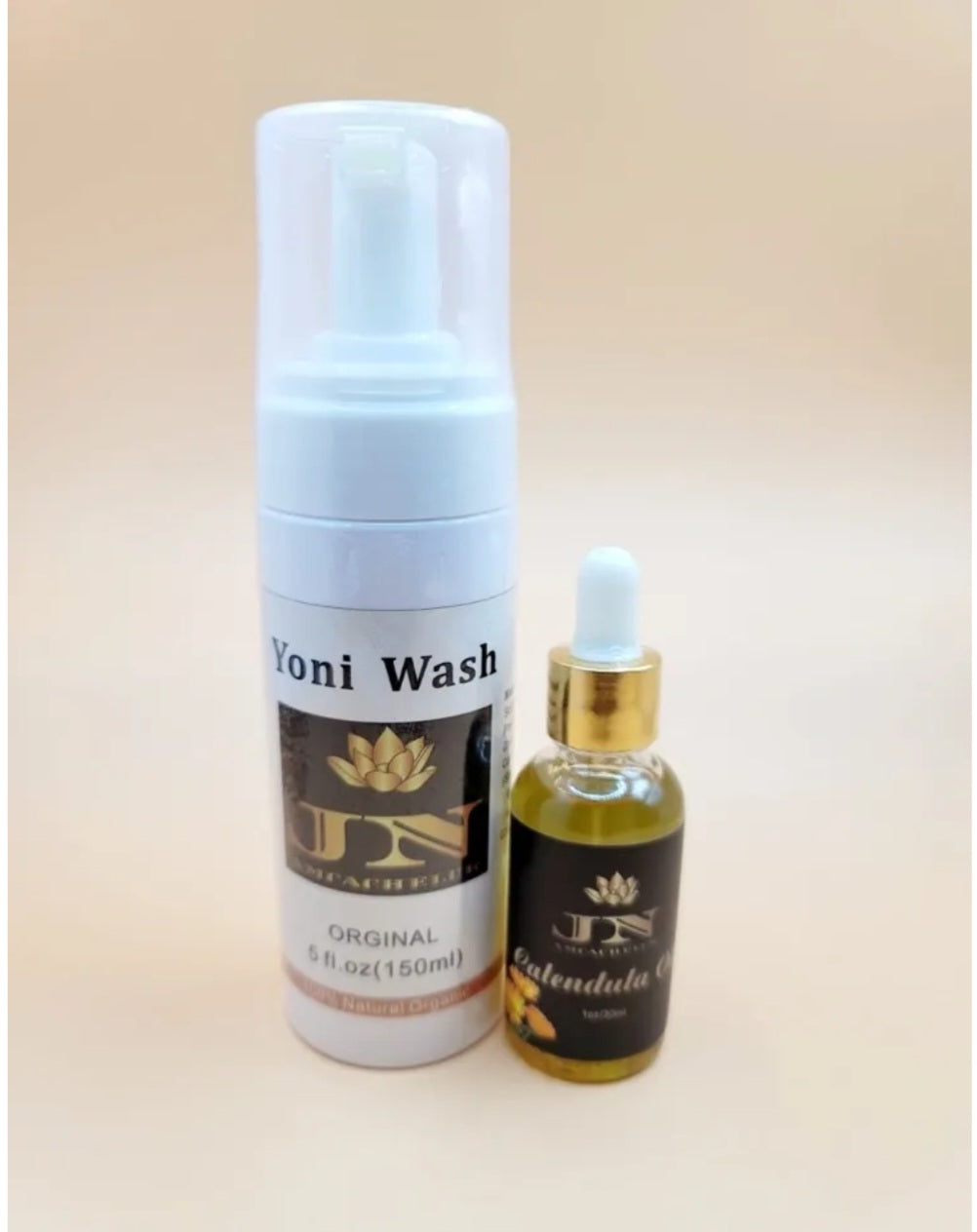 Yoni sets Wash original and calendula oil.