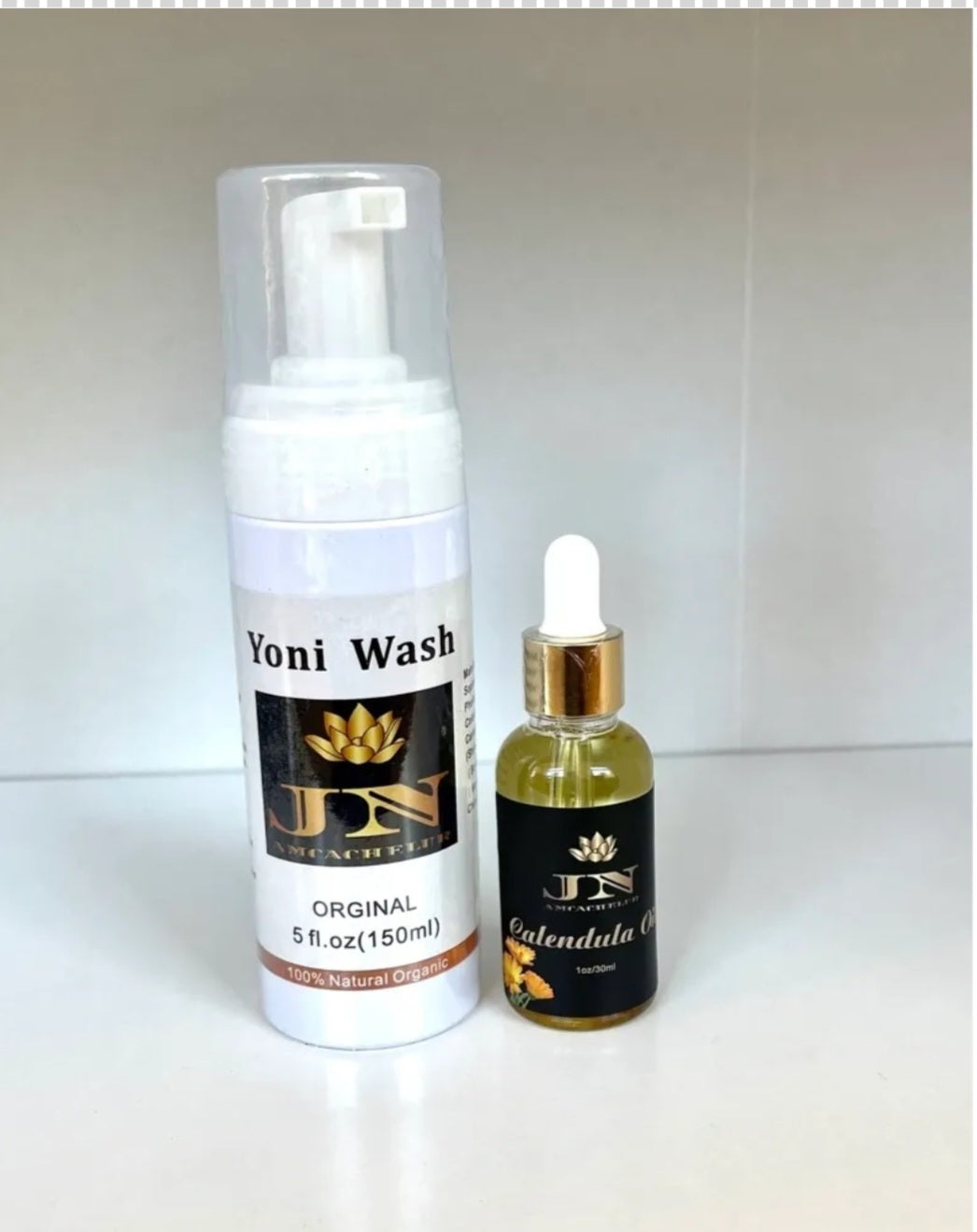 Yoni sets Wash original and calendula oil.