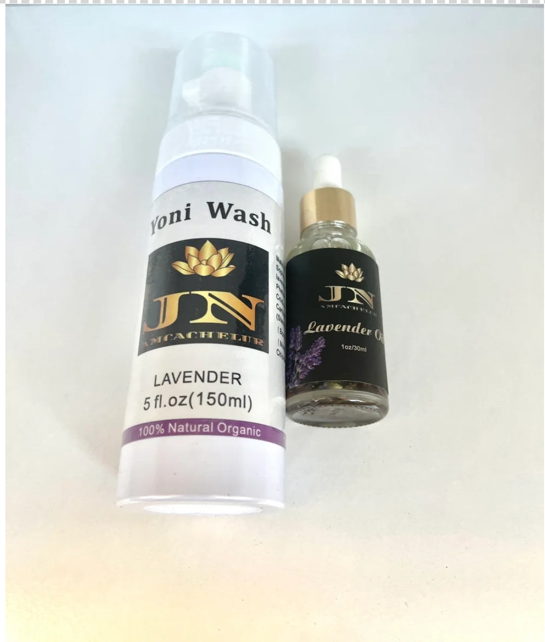 Yoni sets lavender Wash and lavender oil.