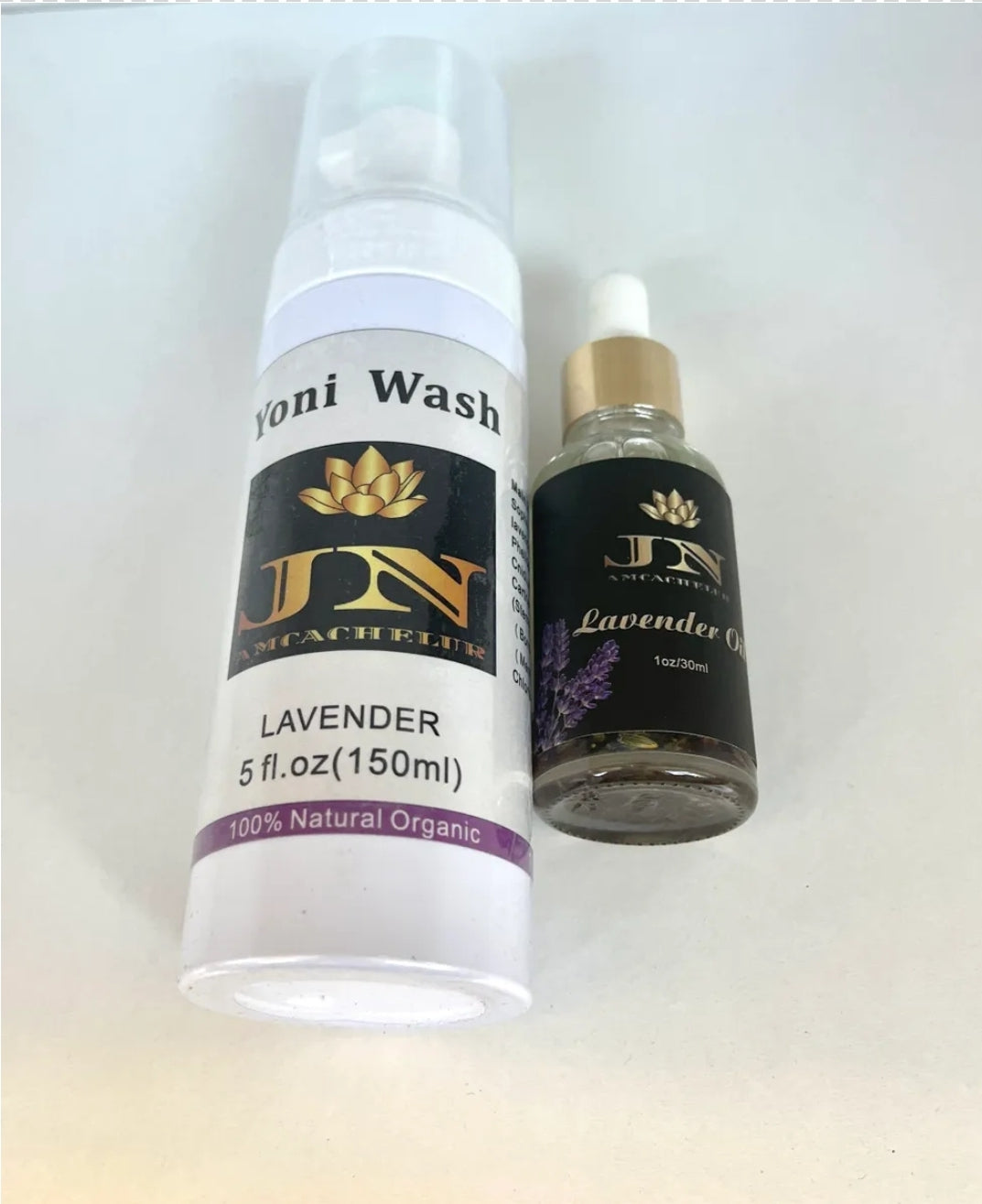 Yoni sets lavender Wash and lavender oil.